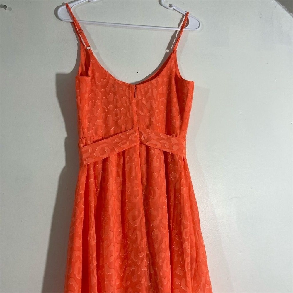 Guess Women's Sleeveless Wrap Romper Orange Size 2 Summer Casual - Picture 7 of 16
